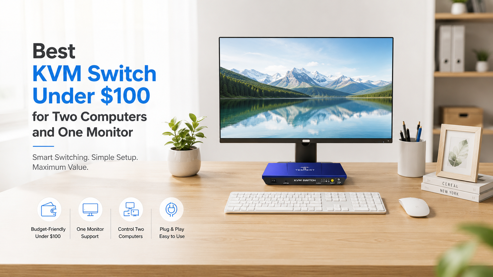 Best KVM Switch Under $100 for Two Computers and One Monitor