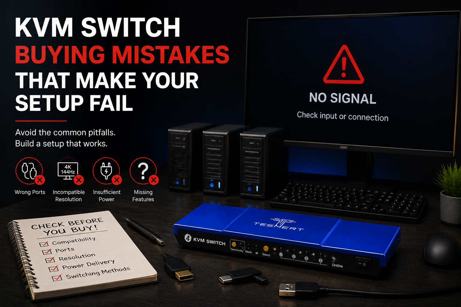 KVM Switch Buying Mistakes That Make Your Setup Fail