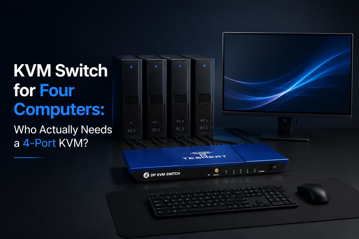 KVM Switch for Four Computers: Who Actually Needs a 4-Port KVM