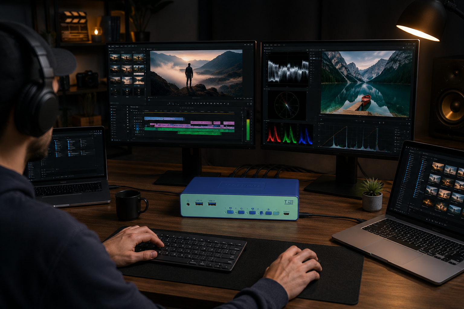 KVM Switch for Video Editors: Switching Between Editing Workstations Without Re-Cabling