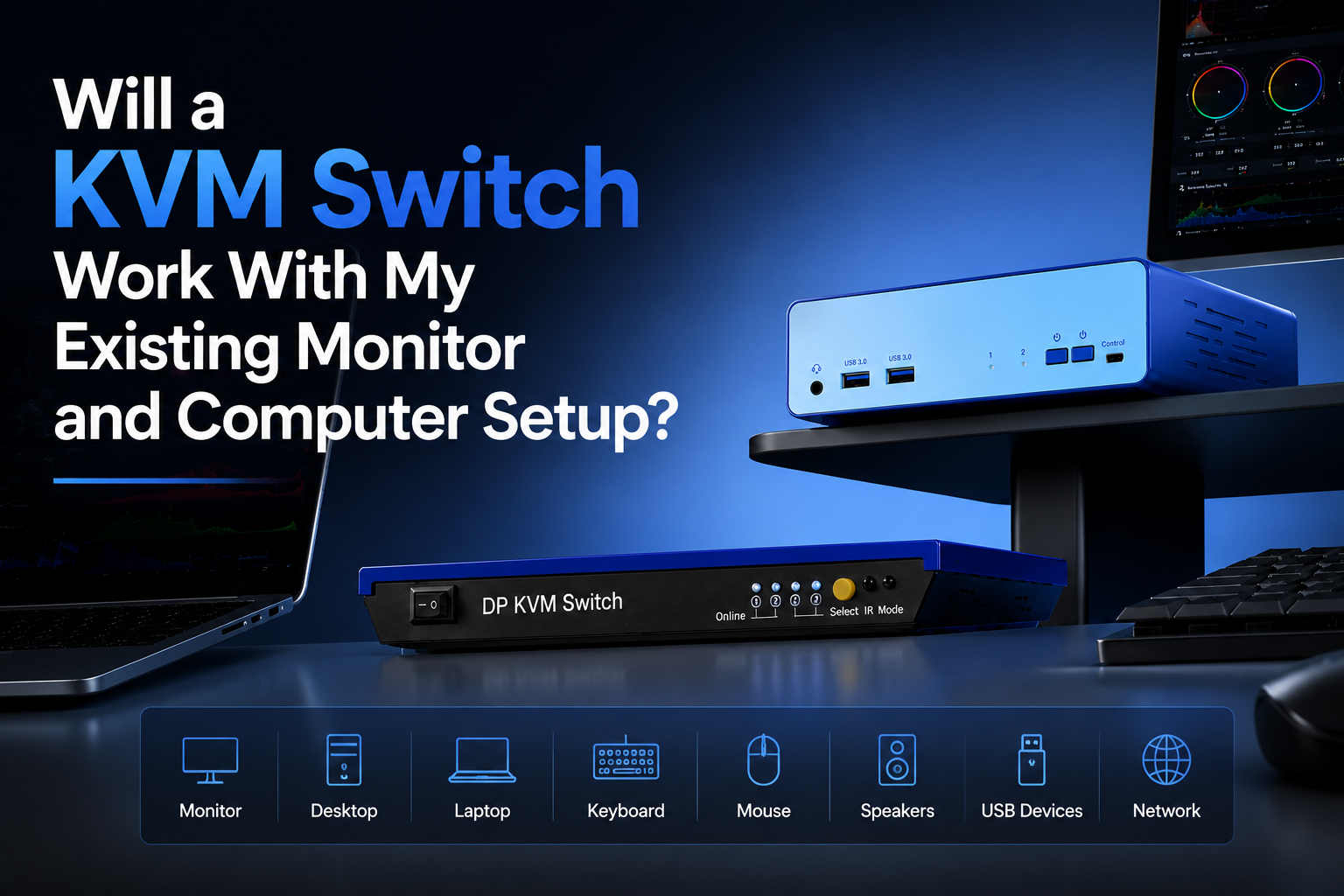 Will a KVM Switch Work With My Existing Monitor and Computer Setup?