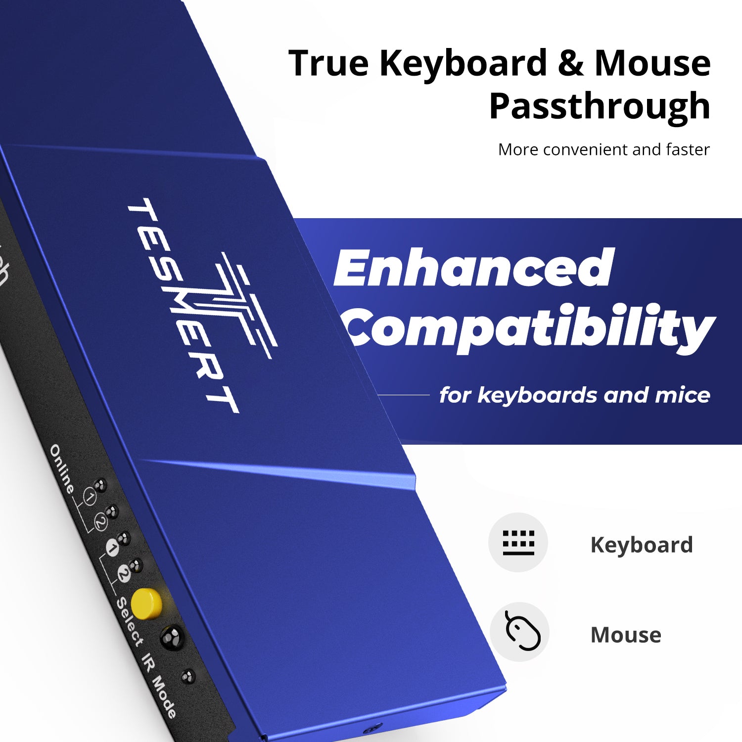 2×1 DP KVM Switch T2210